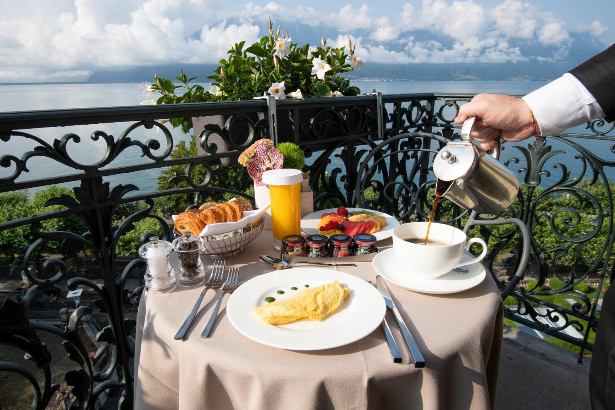 Hôtel Des Trois Couronnes&Spa - The Leading Hotels of the World Vevey Exterior foto